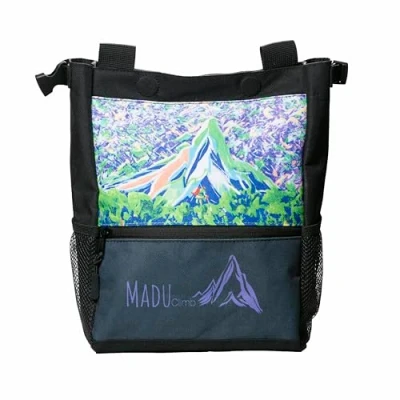 Imagen de Madu Climb Cubo de tiza para escalada en roca, bolsa grande (obra arte morada)