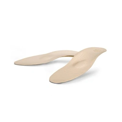 Imagen de Kaps Plantillas ortopédicas finas de cuero vaca con apoyo para metatarso y arco longitudinal, Edición limitada Relax (Talla 37 EUR 4 UK Mujer)