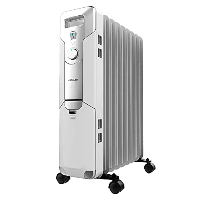 Imagen de Radiador Cecotec ReadyWarm 9000 Space, De Aceite, 2000 W, 3 Niveles, Blanco