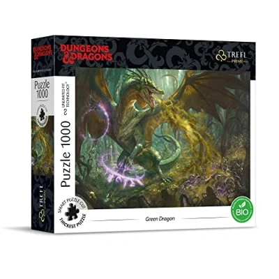 Imagen de Trefl Prime Dungeons &amp; Dragons Puzzle, Color Dear Green Sand (10758)
