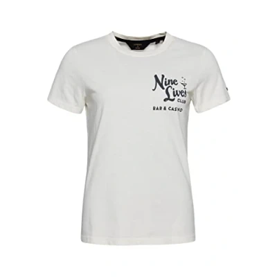 Imagen de Superdry Vintage Crossing Lines BH tee Camiseta, Couture White, XS para Mujer