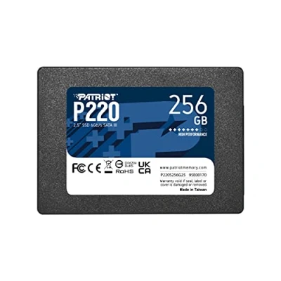 Imagen de Patriot P220 SSD 256GB SATA III Disco Sólido Interno 2.5&quot;