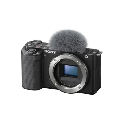 Imagen de Cámara EVIL Sony ZV E10, 24.2 MP, APS C, Vídeo 4K, 11 fps, Pantalla giratoria, Sólo Cuerpo, Negro
