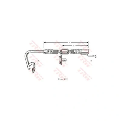 Imagen de TRW PHD362 Latiguillos de Freno 426 M10x1