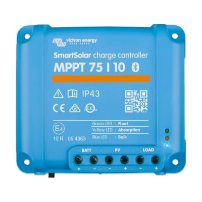 Imagen de Victron Energy SmartSolar MPPT 75V 10 amperios 12/24 Voltios Controlador de Carga Solar (Bluetooth)