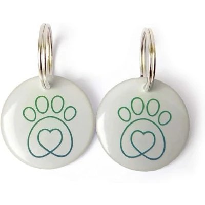 Imagen de Compatible con Closer Pets catmate petmate RFID Juego de 2 llaves repuesto Microchip Collar Medallones Etiquetas Disco Llave