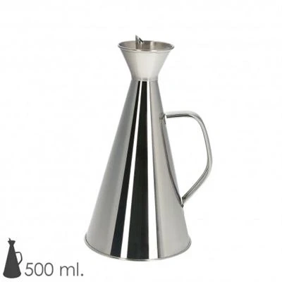 Imagen de Aceitera Acero Inoxidable Antigoteo 500 ml.