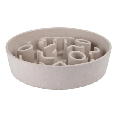 Imagen de District 70 Bamboo Dog Slow Feeder, 28 cm, Merengue