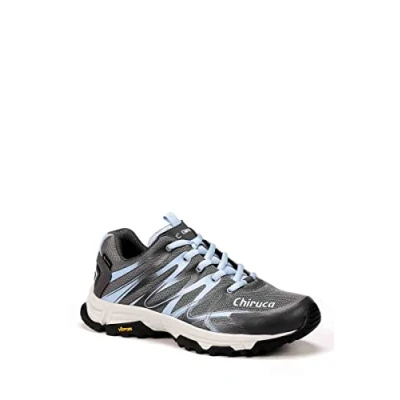 Imagen de Zapatillas chiruca Marbella 13 Gore Tex para Mujer, treking,Senderismo, Calzado de montaña,Color Gris/Azul (Gris, Numeric_36)