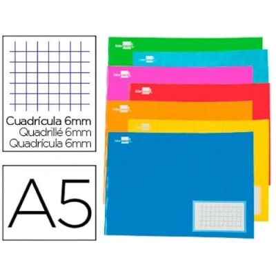 Imagen de Libreta liderpapel smart a5 apaisado 32 hojas 60g/m2 cuadro 6 mm con margen