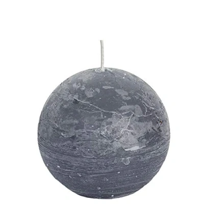 Imagen de Spaas Gris 6 Velas rústicas sin Perfume, 24 Horas, Color, Cera de parafina, D 80 mm x H mm,