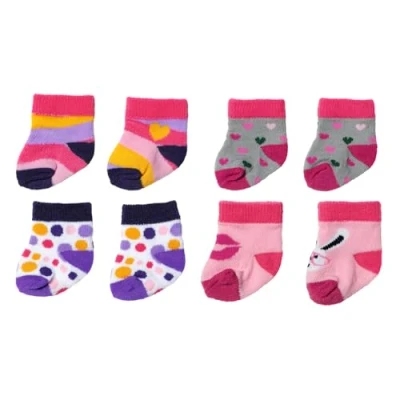 Imagen de BABY born Calcetines 836057 para muñecas de hasta 43 cm Disponibles en dos modelos surtidos Edad: 3+ años
