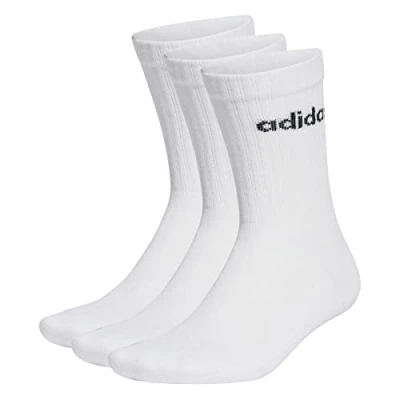 Imagen de adidas Performance Linear CREW Cushioned 3 Pairs Calcetines de deporte White black, Talla: 34 36, black