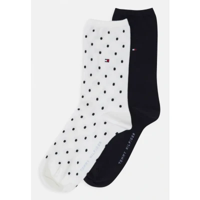 Imagen de Tommy Hilfiger Women SOCK 2PACK Calcetines offwhite, Mujer, Talla: 39 42, Off white