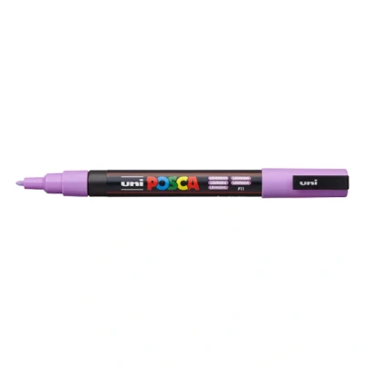 Imagen de Uni Ball 186538 Posca Rotulador con punta redonda fina, grosor de trazo 0,9 1,3 mm, color lavanda, lila