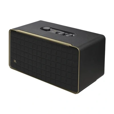 Imagen de Altavoz estéreo JBL Authentics 500, 270W, Bluetooth, Wi Fi, asistentes de voz Google y Alexa, Dolby Atmos® Music, diseño retro, Negro