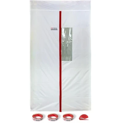 Imagen de ZIPWALL ZDM Kit de puerta magnética, color blanco, 1 unidad
