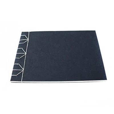 Imagen de ARTWAY Cuaderno de puntadas japonesas sin árboles, color negro, tamaño A5