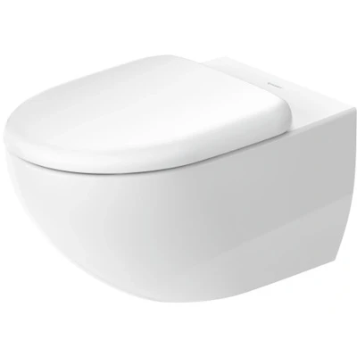 Imagen de WC de pared Duravit Architec 457209, sin marco, con arandela y asiento para