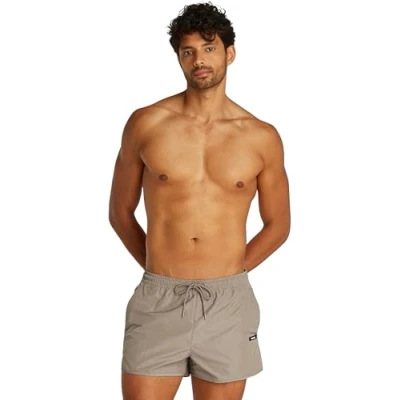 Imagen de Calvin Klein Swimwear Runner Essentials Bañador, Hombre, Talla: Medium, Cinder