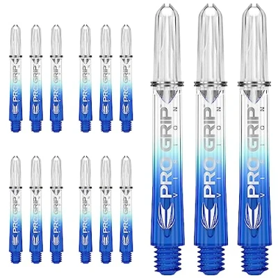 Imagen de Target Darts 5 x Conjuntos de Azul Pro Grip Vision Dardos Stems Corto 15 in Total
