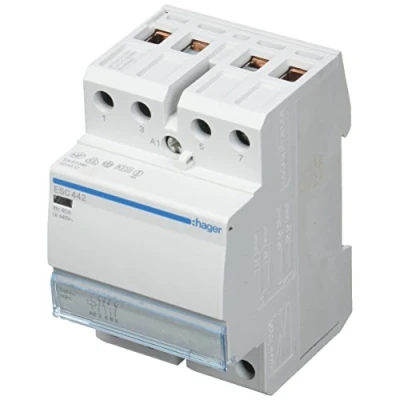 Imagen de Hager ESC442 Contactor, 40A, 2NA+2NC, 230V