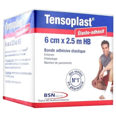 Imagen de BSN Medical Tensoplast Banda adhesiva elástica, 6 cm x 2,5 m HB