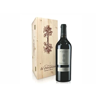 Imagen de Lo Zoccolaio Langhe Rosso DOC Baccanera Vino Tinto Italiano en Estuche de Madera 1 Botella X 750 ml