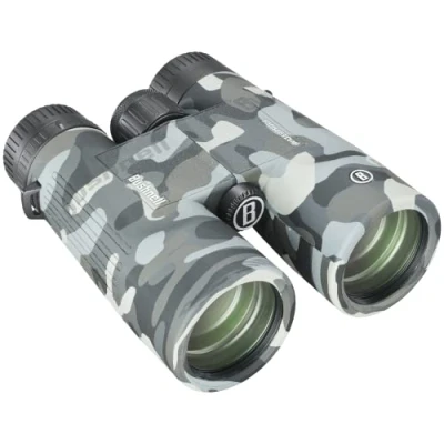 Imagen de Bushnell Prismáticos Impermeables IPX7 Multiusos 10x42 con Lentes Totalmente revestidas y Armadura de Goma Duradera en Camuflaje Negro BBC1042W