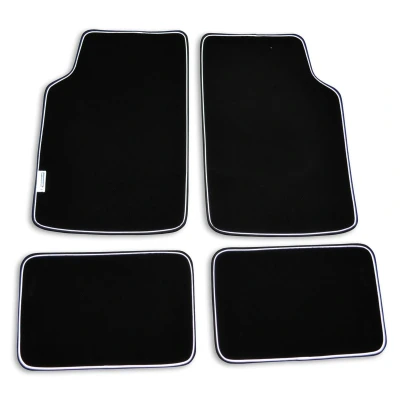 Imagen de Michelin 009081 Juego de alfombrillas suelo PP (polipropileno) delante y detrás 4 negro Adaptado