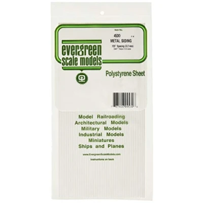 Imagen de Evergreen Keystone chapa de poliestireno, 1 x 150 300 mm, cuadrícula 1.00 mm.