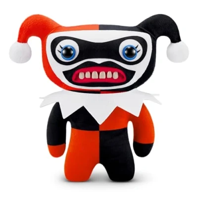Imagen de Monstruo Feo y Divertido x DC de ZURU Divertido, Peluche, Coleccionable, Juguete (Harley Quinn)