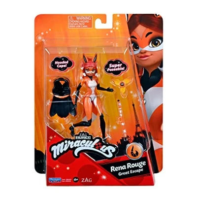 Imagen de BANDAI Ladybug: Figuras de Acción Muñeca articulada Miraculous Ladybug Rena Roja P50004