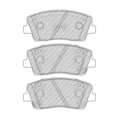 Imagen de FERODO FDB5045 Juego de pastillas freno con avisador acústico desgaste accesorios KIA: Stinger Hatchback