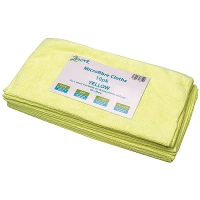 Imagen de Exel CNT01625 Pack de 10 paños microfibra, 40 x cm, color amarillo