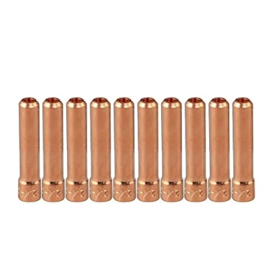 Imagen de RIVERWELD TIG Stubby Collet 10N24S (2,40 mm x 29 mm) para PTA DB SR WP 17 18 26 Antorcha de soldadura 10 unidades