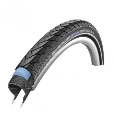 Imagen de SCHWALBE CU.SCHW.Marathon Plus 24x1 3/8 EVO TWINSMC RIG Cubiertas, Sport, Negro, Talla Única