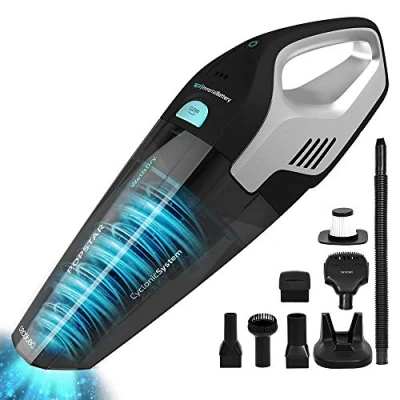 Imagen de Cecotec Aspirador de Mano sin Cables Conga Popstar Micro 18,5V Animal Hand. 110W, Tecnología ciclónica Bolsas, Sólidos y Líquidos, Depósito 500 ml, Batería Ion Litio, Accesorio Mascotas