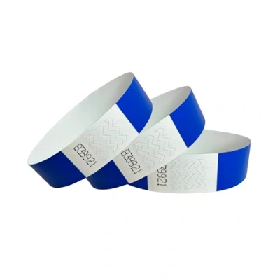 Imagen de CINTAPUNTO 1000 bracelets d&#039;entrée type tyvek, d&#039;identification, festival, néon, pour événements, sécurité, fêtes, indéchirables, 16 couleurs (Navy Blue)