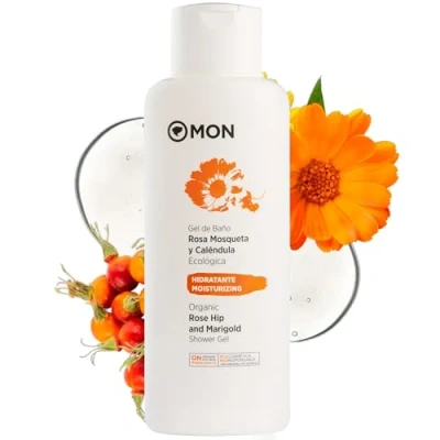 Imagen de MON Gel de Rosa Mosqueta y Caléndula 750 ml Puro 100% Con Ingredientes Naturales Repara e Hidrata Para Pieles Sensibles Bebés