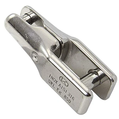 Imagen de KONG Anchor Fix Connector Conector Ancla Fijo mm Accesorio asegurador, Adultos Unisex, INOX (Plateado), 8/9/10/12mm