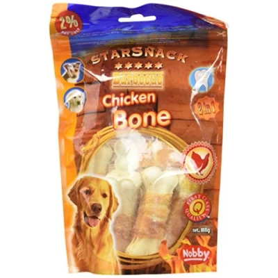 Imagen de Nobby 68021 Golosinas para perros Huesos con sabor a barbacoa Pollo