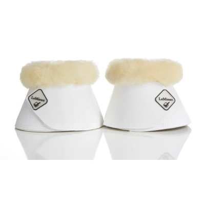Imagen de LeMieux WrapRound lambskin over reach boot white/natural