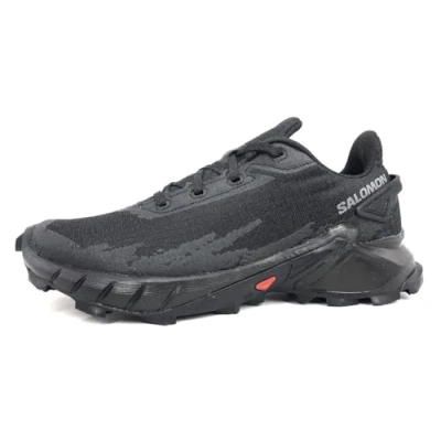 Imagen de Salomon Alphacross 4 Zapatillas de Trail Running para Mujer, Agarre potente, Comodidad duradera, Rendimiento versátil, Black, 40 2/3
