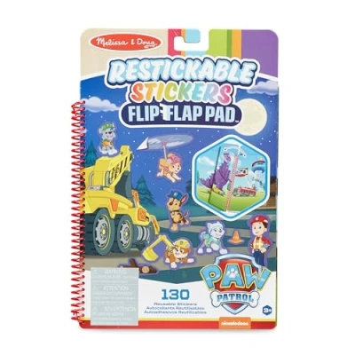 Imagen de Melissa &amp; Doug Adhesivos reutilizables Paw Patrol Patrulla Canina Ultimate missions Estimula la imaginación y creatividad Regalo fantástico para niñas niños