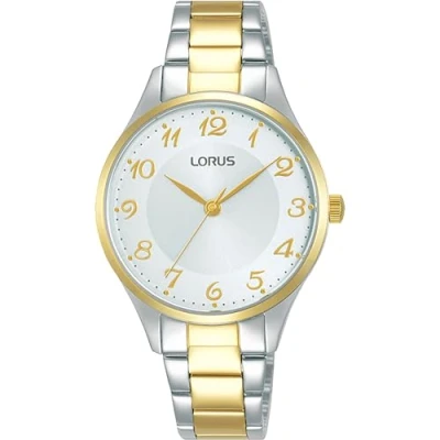 Imagen de Lorus Reloj Analógico de Cuarzo para Mujer con Pulsera Metal, Oro/Plata