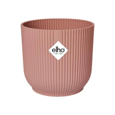 Imagen de elho Vibes Fold Round 22 Macetero Delicate Pink Interior Ø 22.015 x H 20.16 Creado con la Naturaleza en Mente
