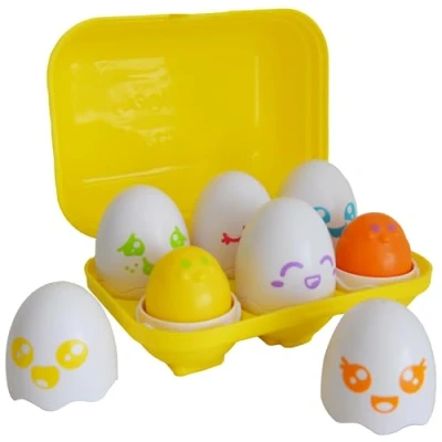 Imagen de Toomies Eggs Nuevos Huevos Hide and Squeak, Multicolor, Grande ([Tomy] 30693560)