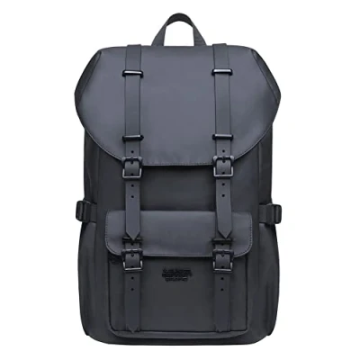 Imagen de KAUKKO Mochila Tipo Casual de Hombre y Mujer para Portátil Escuela, Viajes o Senderismo Mini tamaño Negro