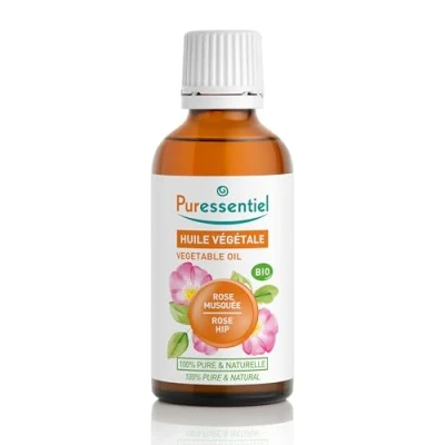 Imagen de Puressentiel Aceite Vegetal Rosa Mosqueta BIO 100 por ciento puro y de origen natural 50 ml